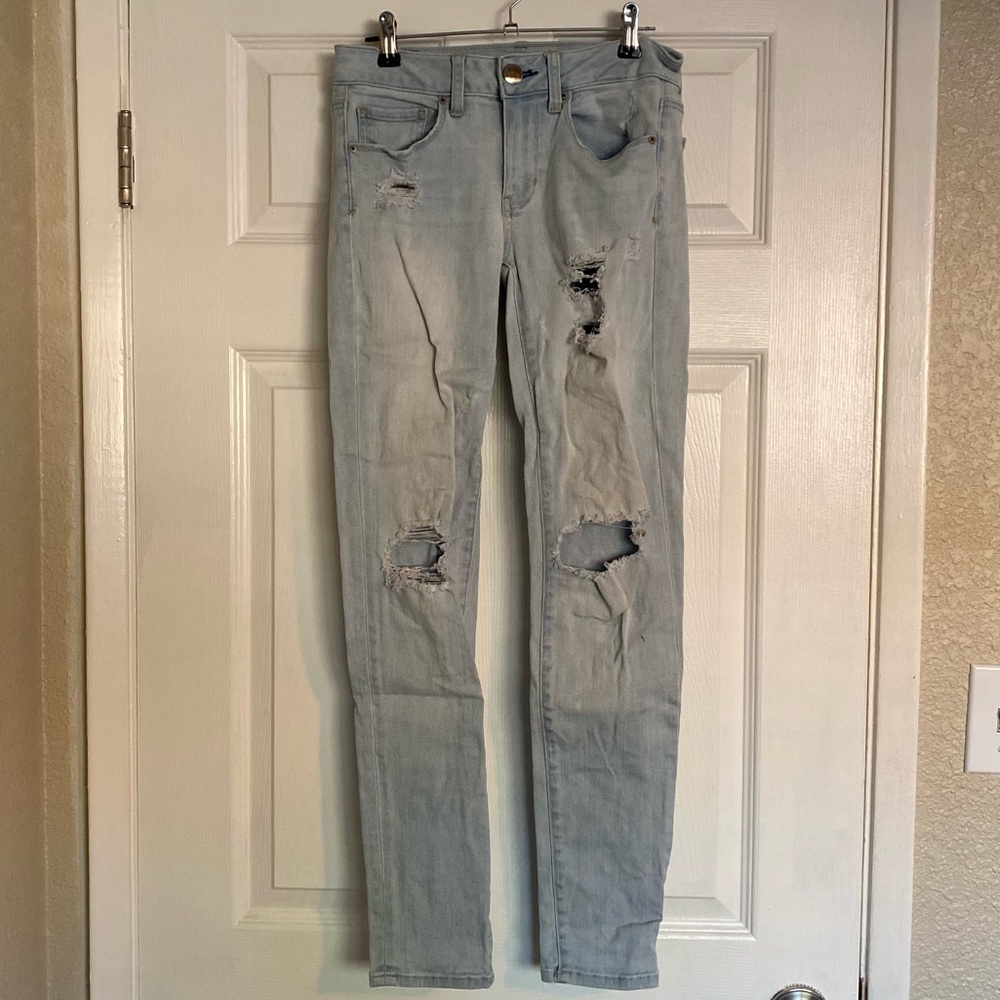 Distressed Skinny Jean